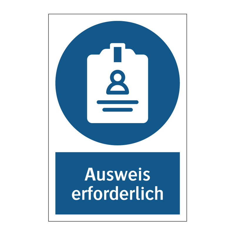 Ausweis erforderlich
