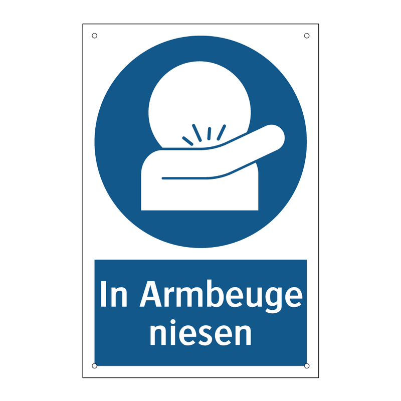 In Armbeuge niesen