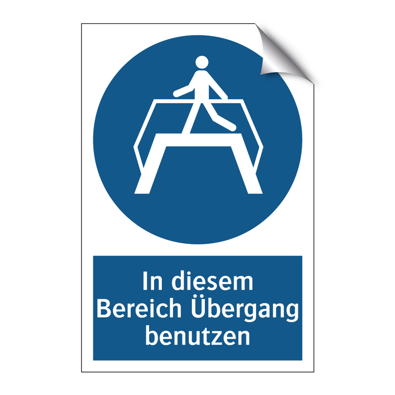 In diesem Bereich Übergang benutzen