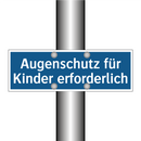 Augenschutz für Kinder erforderlich