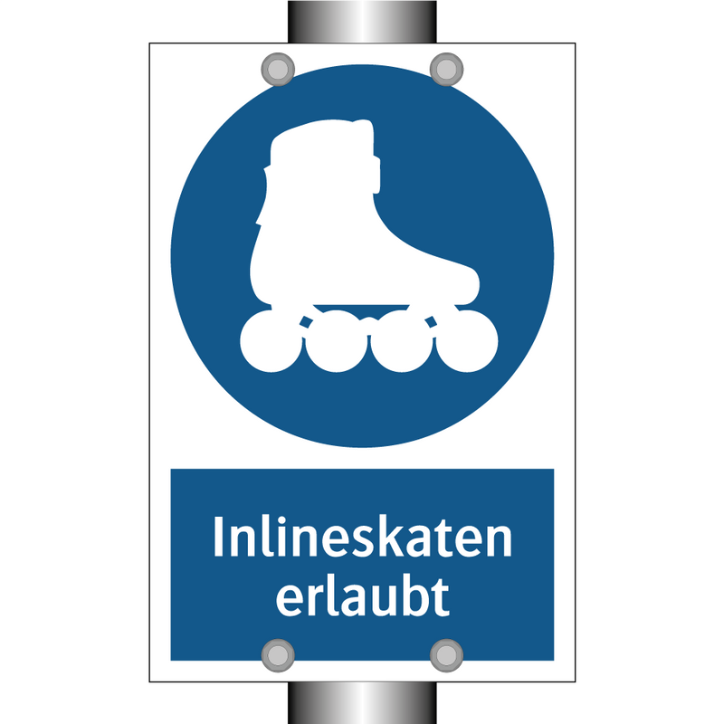 Inlineskaten erlaubt