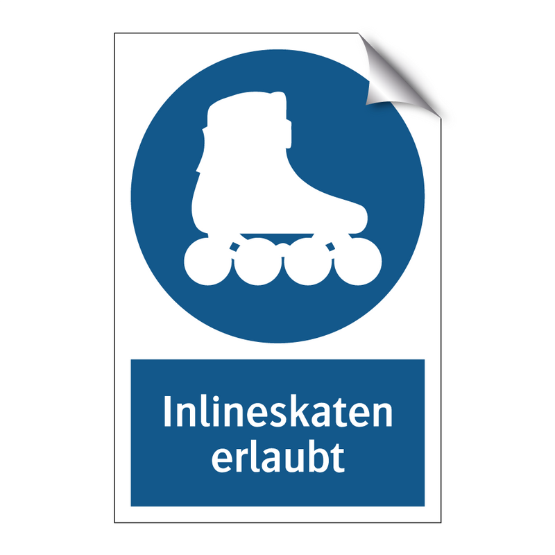 Inlineskaten erlaubt