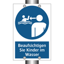 Beaufsichtigen Sie Kinder im Wasser