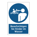 Beaufsichtigen Sie Kinder im Wasser