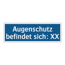 Augenschutz befindet sich: XX