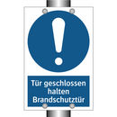 Tür geschlossen halten Brandschutztür