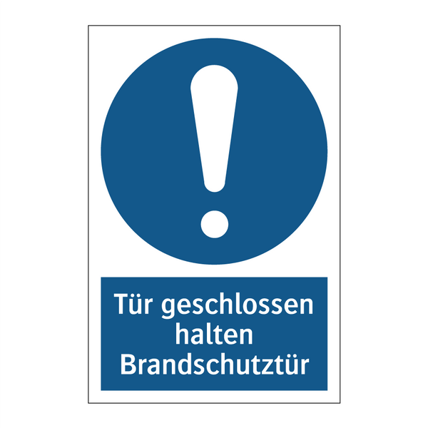 Tür geschlossen halten Brandschutztür