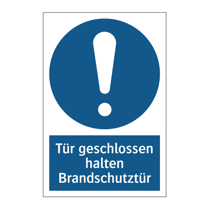 Tür geschlossen halten Brandschutztür