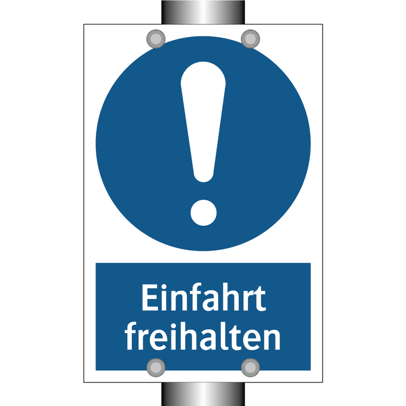Einfahrt freihalten