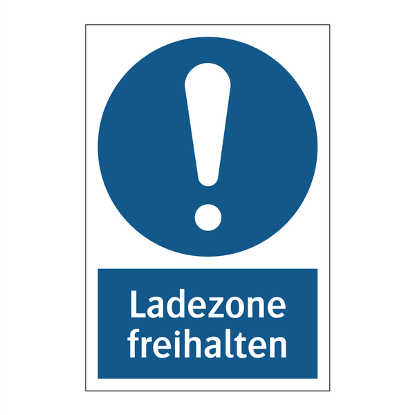 Ladezone freihalten