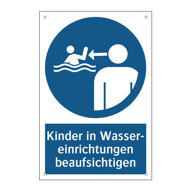 Kinder in Wasser- einrichtungen beaufsichtigen