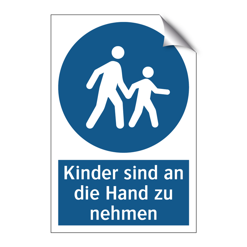 Kinder sind an die Hand zu nehmen