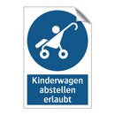 Kinderwagen abstellen erlaubt