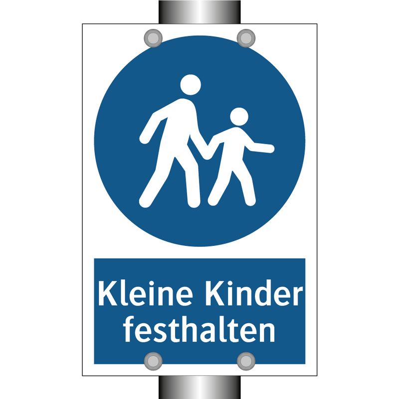 Kleine Kinder festhalten