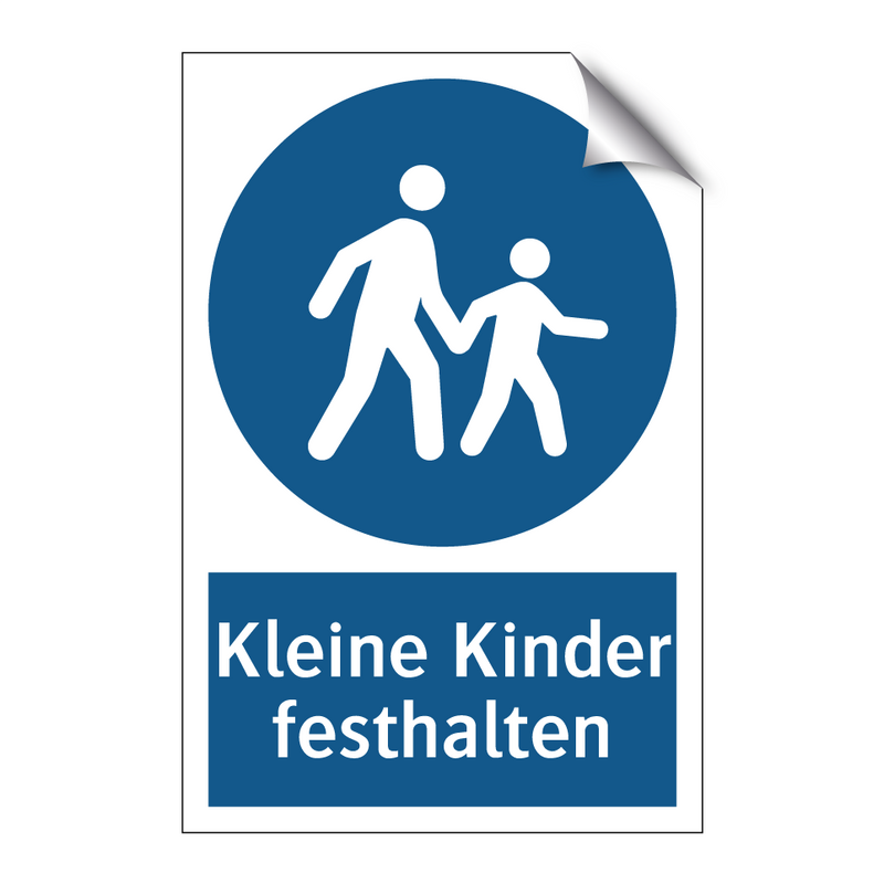 Kleine Kinder festhalten