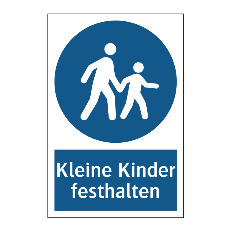 Kleine Kinder festhalten