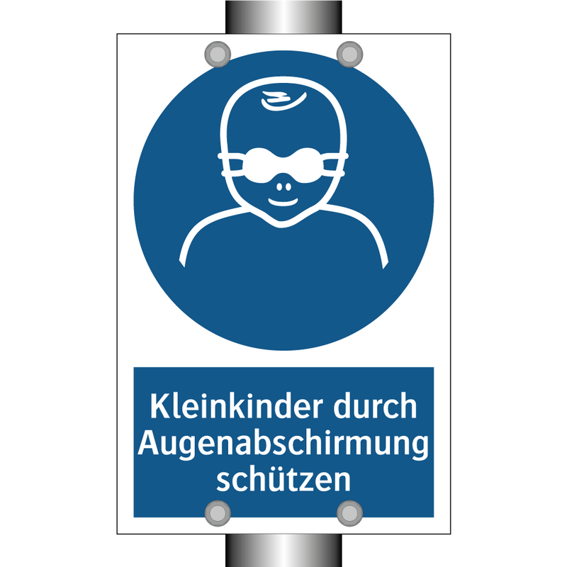 Kleinkinder durch Augenabschirmung schützen