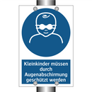 Kleinkinder müssen durch Augenabschirmung geschützt werden