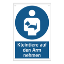 Kleintiere auf den Arm nehmen
