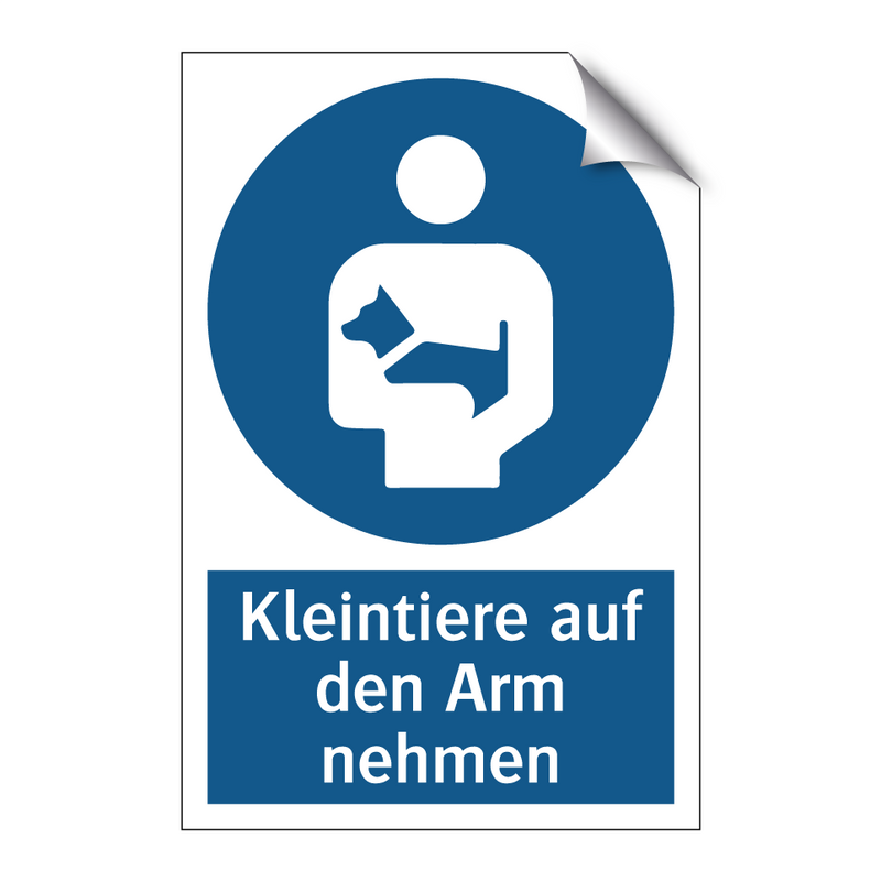 Kleintiere auf den Arm nehmen