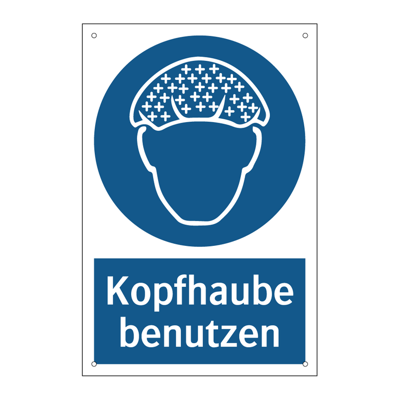 Kopfhaube benutzen