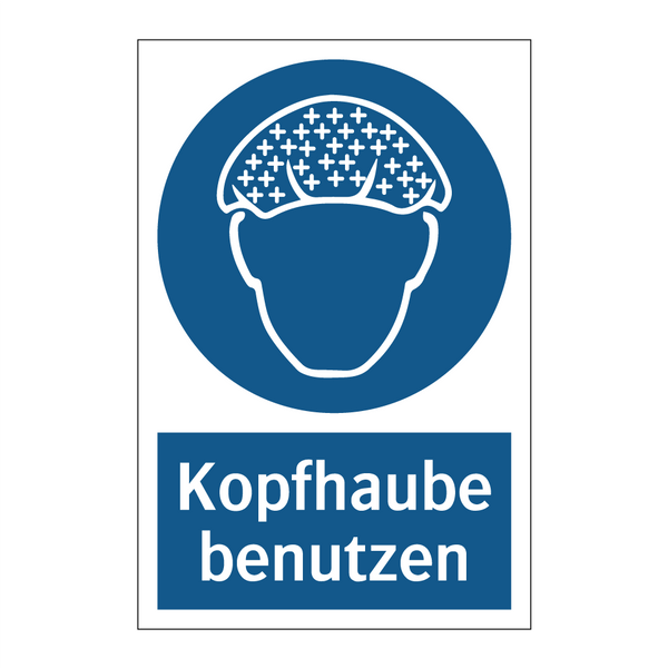 Kopfhaube benutzen