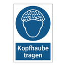 Kopfhaube tragen