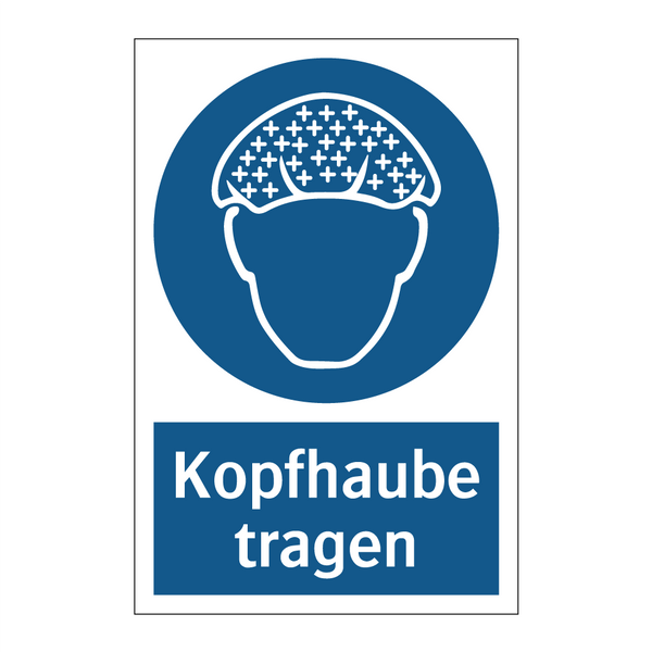 Kopfhaube tragen