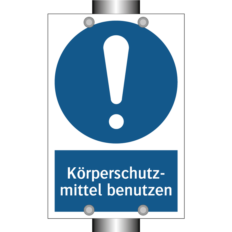 Körperschutz- mittel benutzen