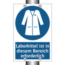 Laborkittel ist in diesem Bereich erforderlich