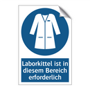 Laborkittel ist in diesem Bereich erforderlich