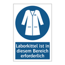 Laborkittel ist in diesem Bereich erforderlich