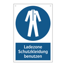 Ladezone Schutzkleidung benutzen