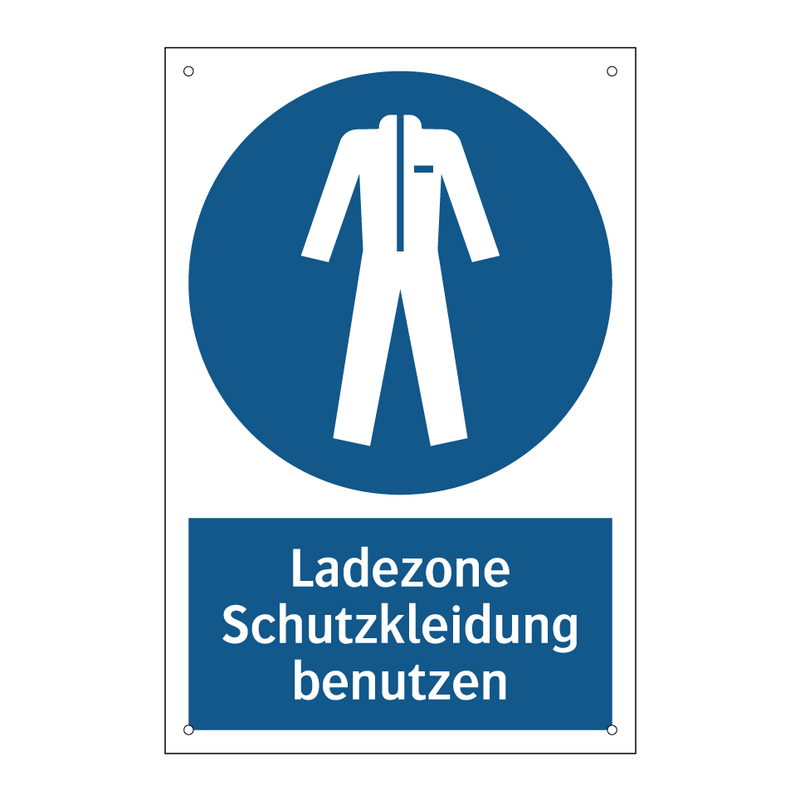 Ladezone Schutzkleidung benutzen