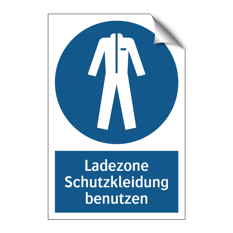 Ladezone Schutzkleidung benutzen