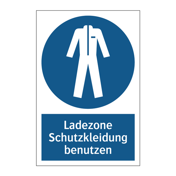 Ladezone Schutzkleidung benutzen