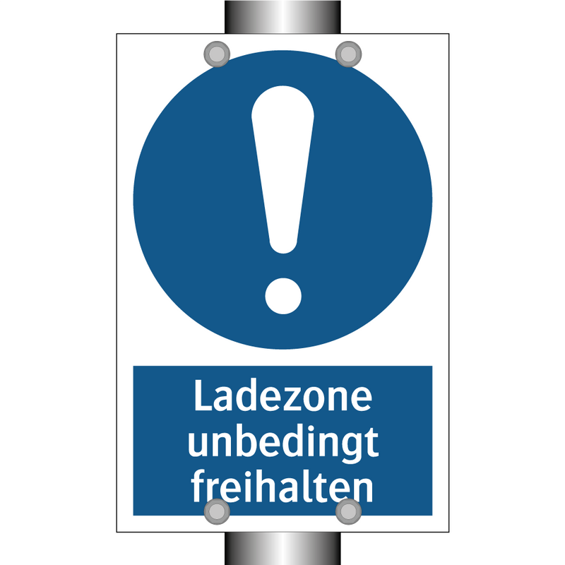 Ladezone unbedingt freihalten