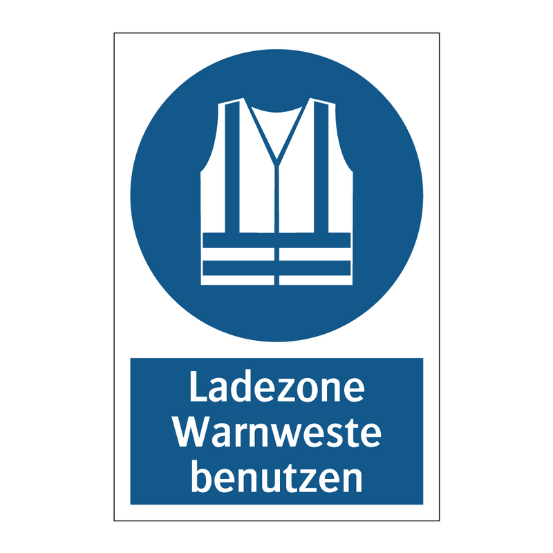 Ladezone Warnweste benutzen