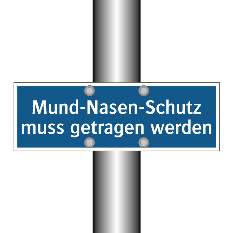 Mund-Nasen-Schutz muss getragen werden