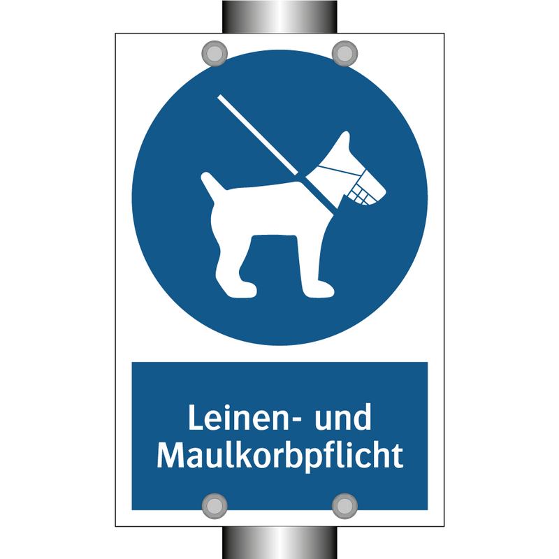 Leinen- und Maulkorbpflicht
