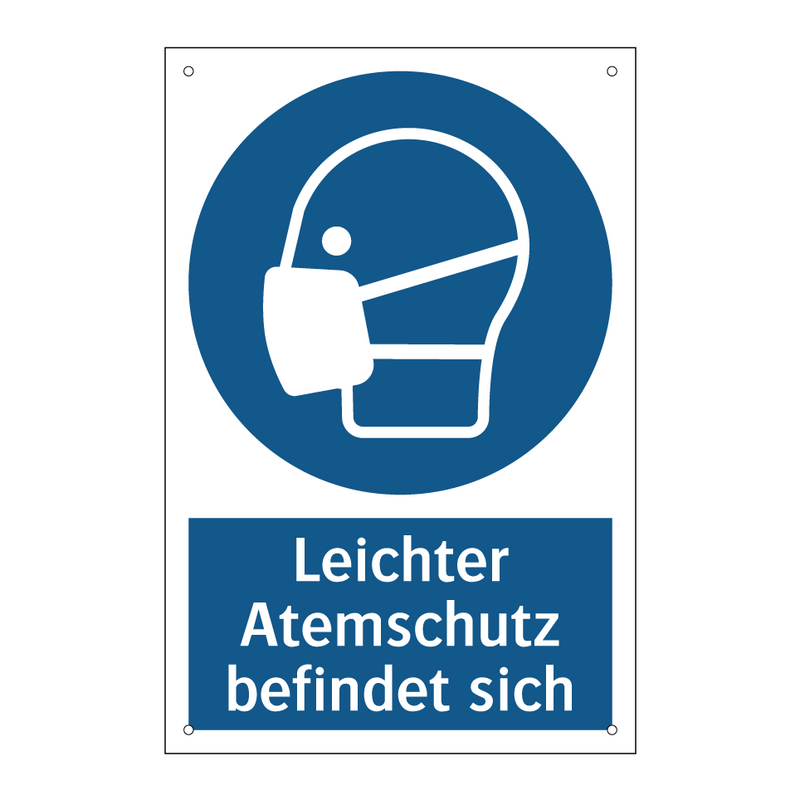 Leichter Atemschutz befindet sich