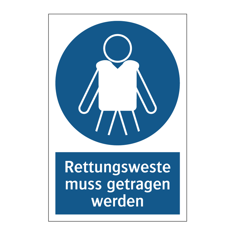 Rettungsweste muss getragen werden