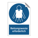 Rettungsweste erforderlich