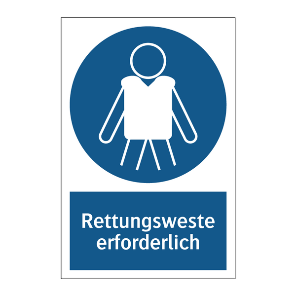 Rettungsweste erforderlich