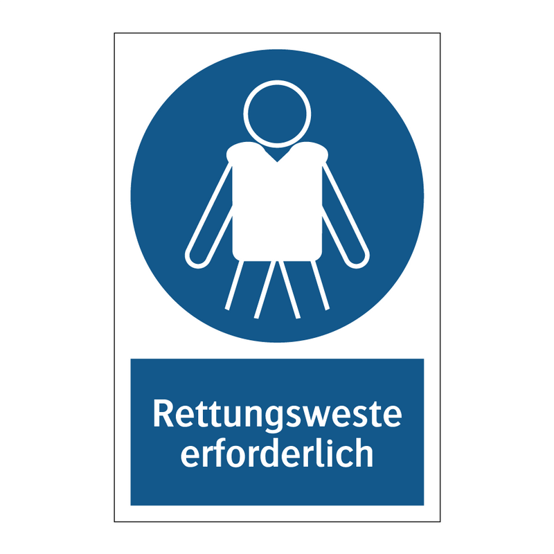Rettungsweste erforderlich