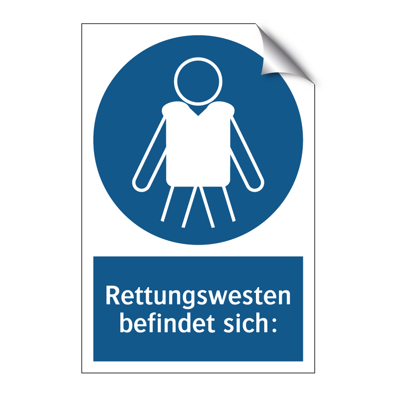 Rettungswesten befindet sich: