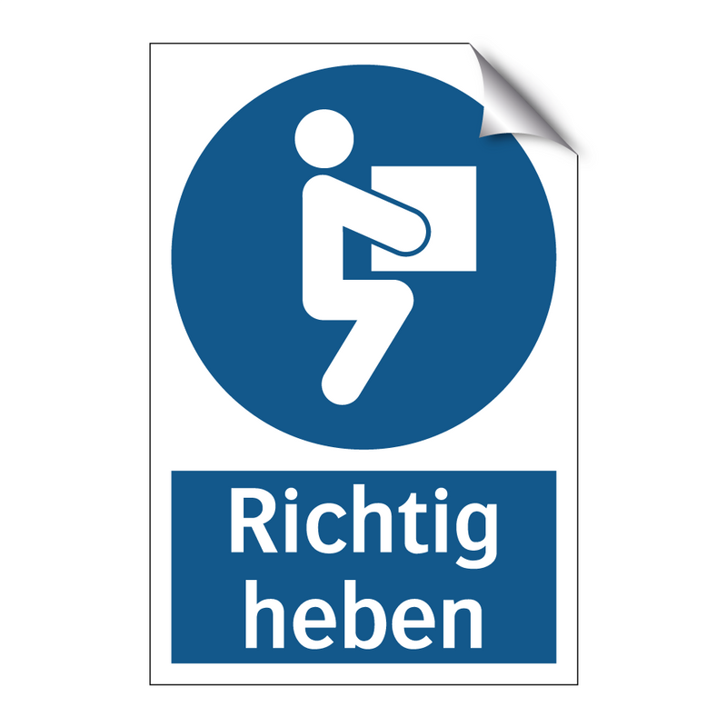 Richtig heben