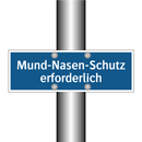 Mund-Nasen-Schutz erforderlich