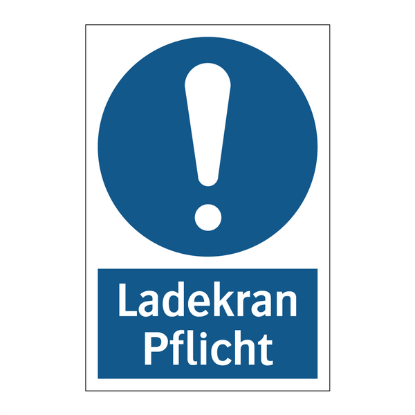 Ladekran Pflicht
