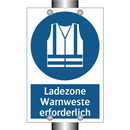Ladezone Warnweste erforderlich